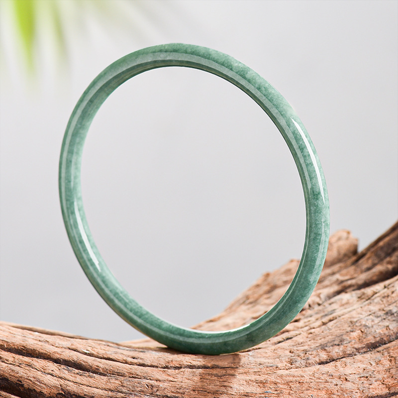 Women'S Vintage Accessories - Pulsera de Jadeíta Birmana Natural, Brazalete