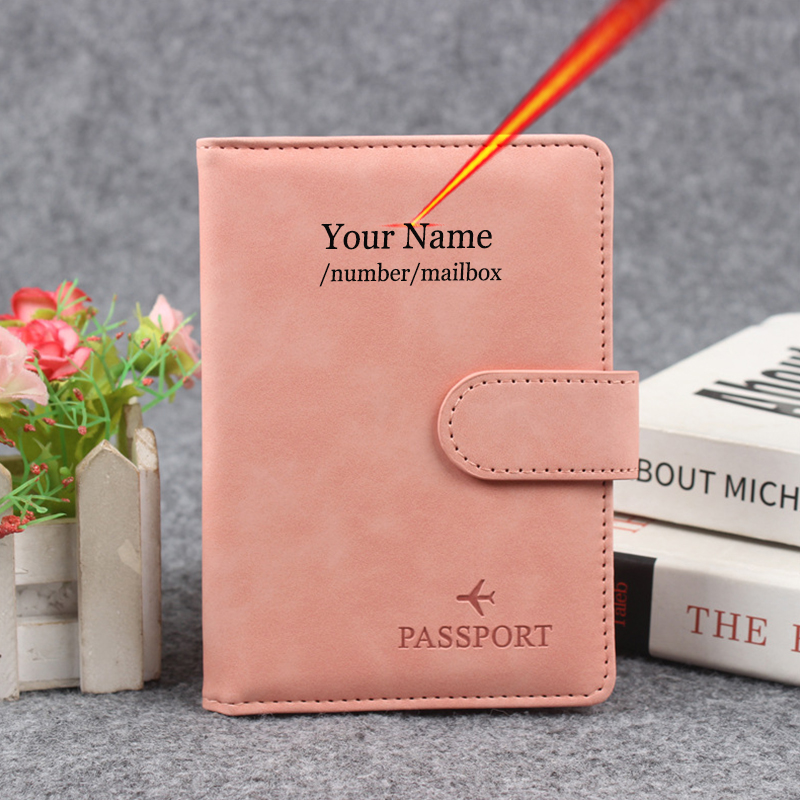Women'S Accessories Wallet - Funda para pasaporte con botón magnético,