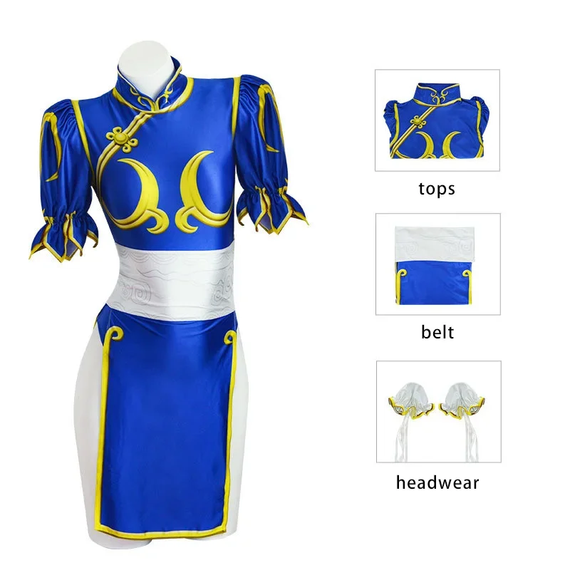 Women'S Accessories H&M - Disfraz de Cosplay de Chun Li