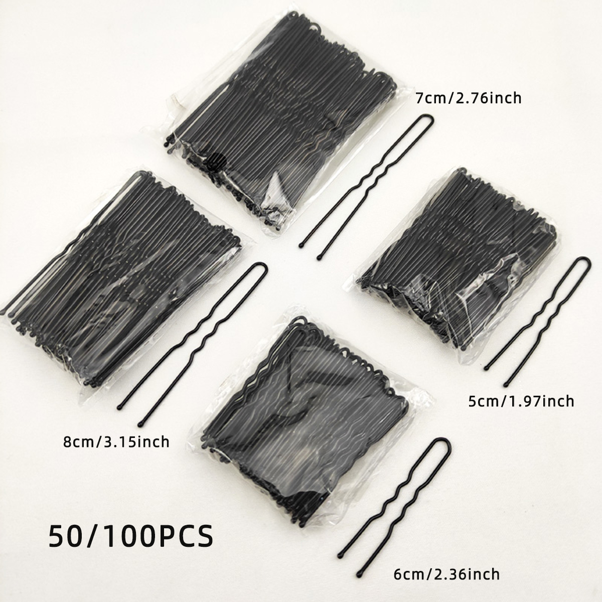 50/100 Uds. De pelo ondulado e - Women'S Accessories H&M reseña y precio