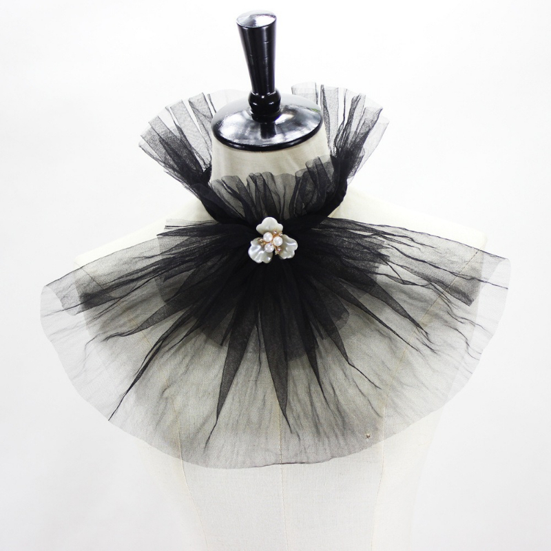 Cuello falso de tul con cuello - Women'S Vintage Accessories reseña y precio