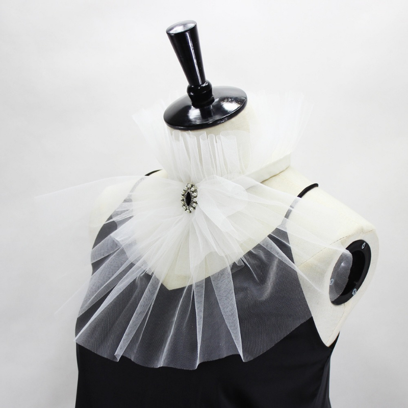 Cuello falso de tul con cuello - Women'S Vintage Accessories reseña y precio