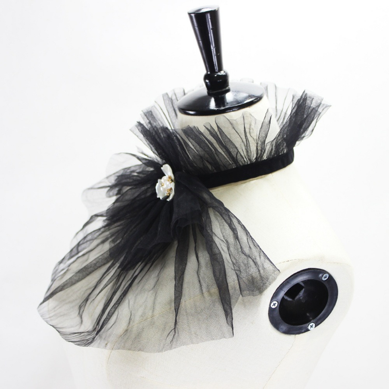 Cuello falso de tul con cuello - Women'S Vintage Accessories reseña y precio