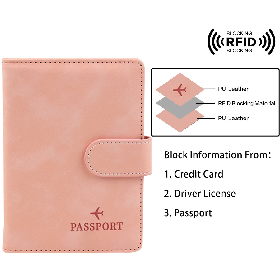 Funda para pasaporte con botón - Women'S Accessories Wallet reseña y precio