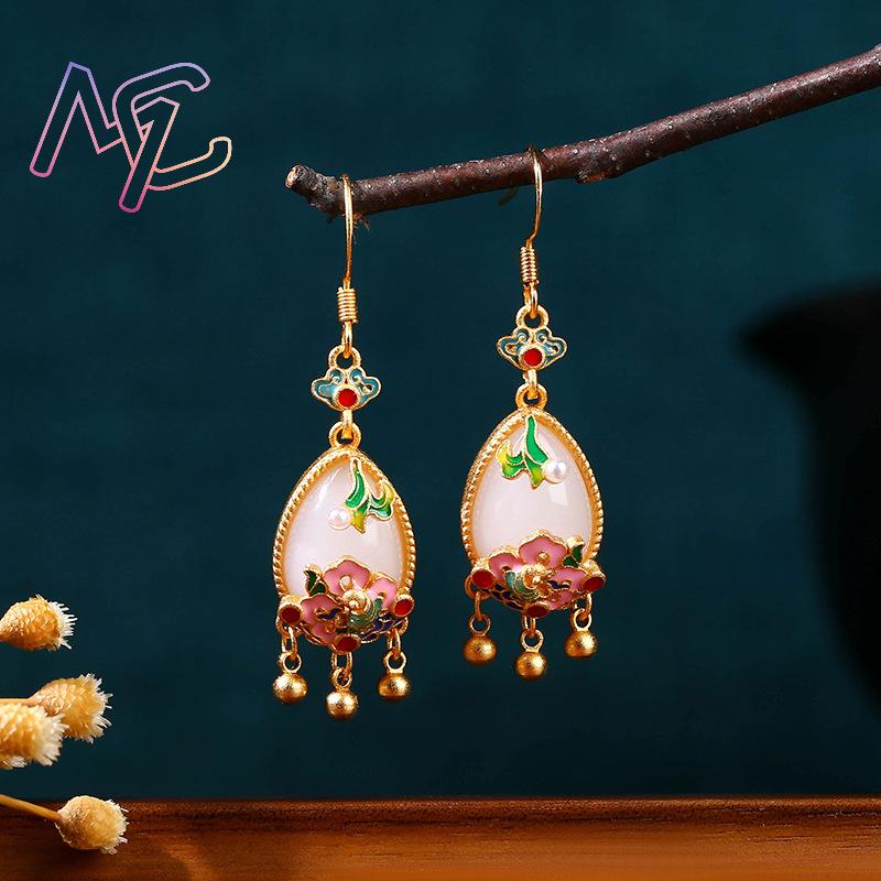 Pendientes de Jade Natural con - Women'S Vintage Accessories reseña y precio