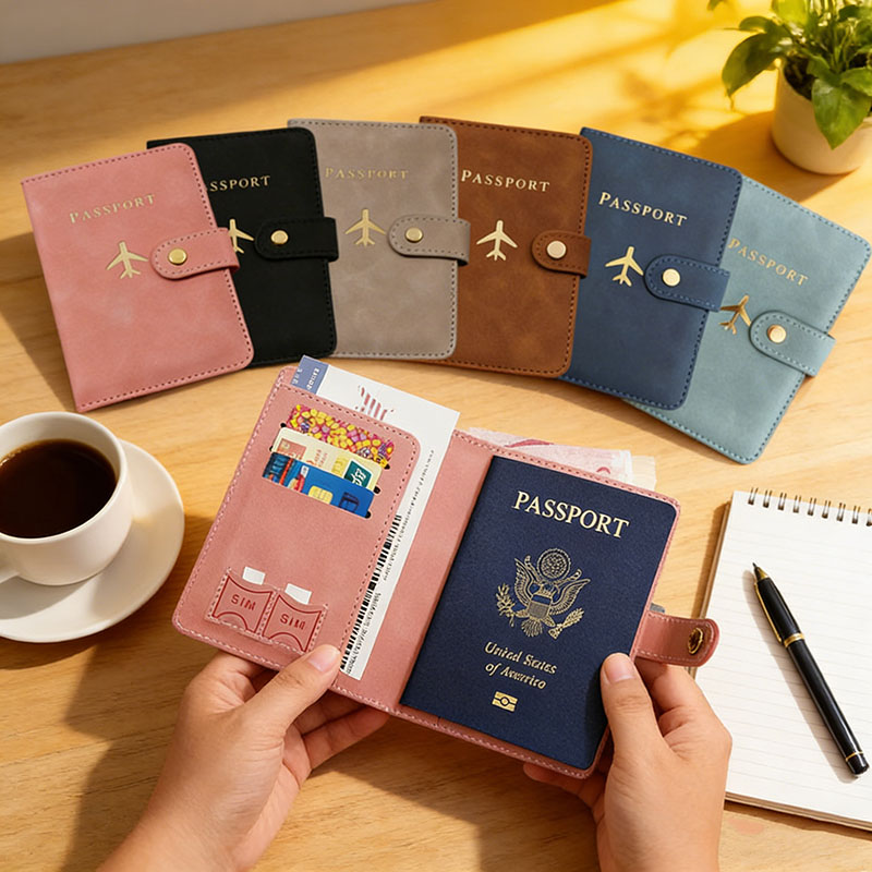Funda de cuero para pasaporte, - Women'S Accessories Wallet reseña y precio