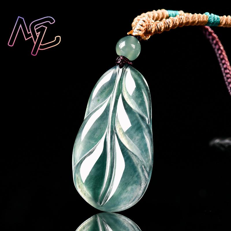 Colgante de hoja de jadeíta de - Women'S Vintage Accessories reseña y precio