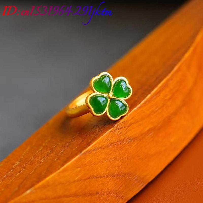 Anillo de trébol de cuatro hoj - Women'S Vintage Accessories reseña y precio